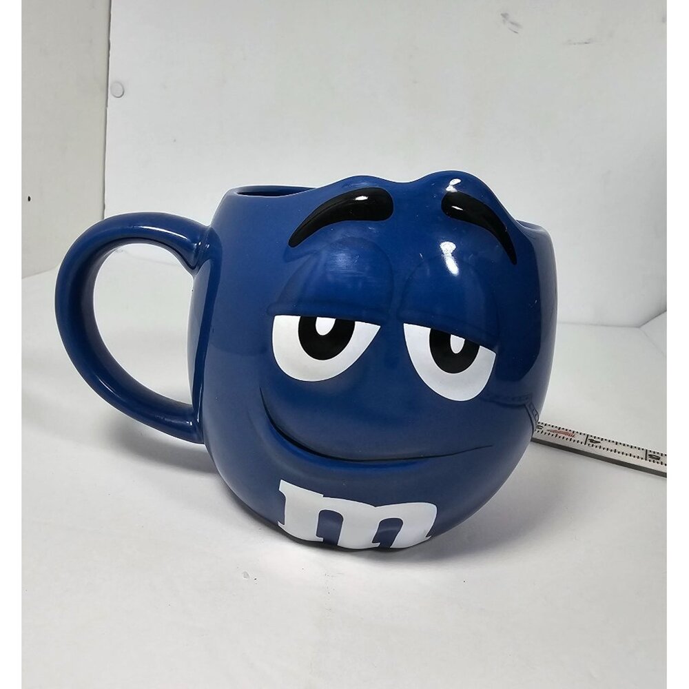 Vintage M&M's Blue Character 3-D Mug